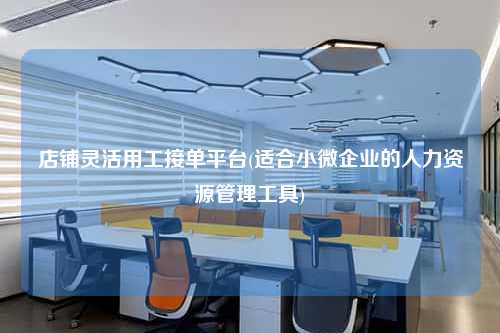 店铺灵活用工接单平台(适合小微企业的人力资源管理工具)